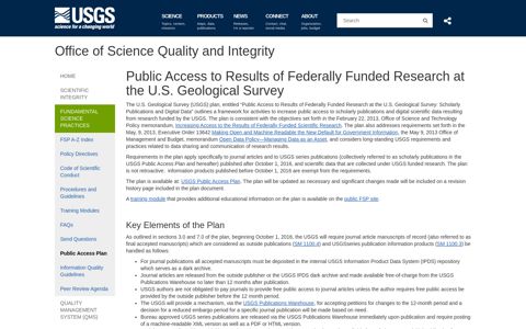 Public Access to Results of Federally Funded Research at the ...
