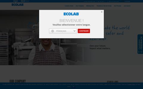 Get to Know Our Company | Ecolab Careers
