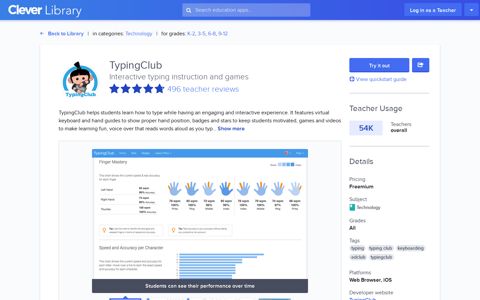 TypingClub - Clever
