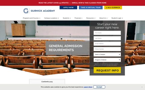 General Admission Requirements - Gurnick Academy