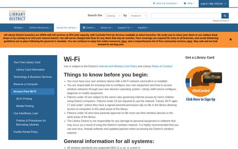 Access Free Wi-Fi - Las Vegas-Clark County Library District
