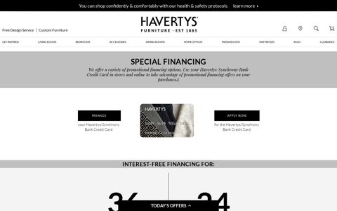 Credit Offer - Havertys