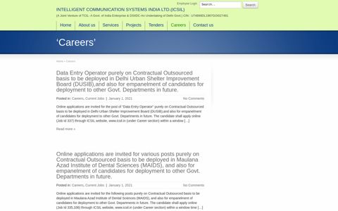 Careers | INTELLIGENT COMMUNICATION SYSTEMS ... - ICSIL