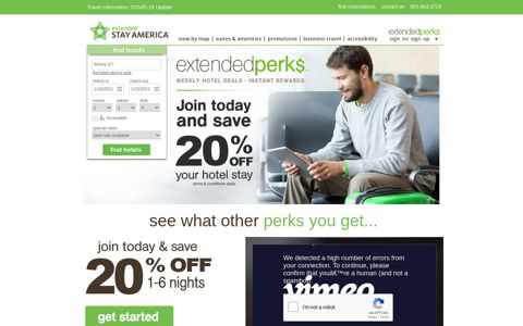 Extended Perks Rewards Program - Extended Stay America