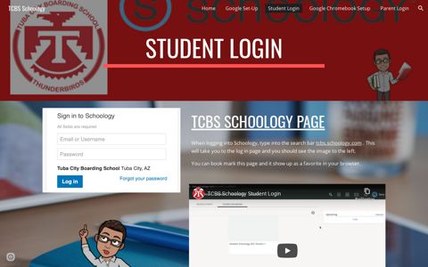 TCBS Schoology - Student Login - Google Sites