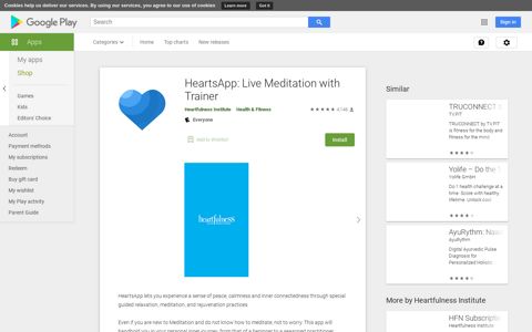HeartsApp: Live Meditation with Trainer - Apps on Google Play
