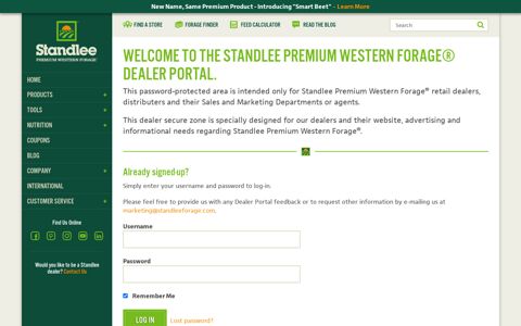 Dealer Portal Registration and Login | Standlee Premium ...