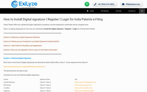 How to Install Digital signature ⇒ Register ⇒ Login for India ...