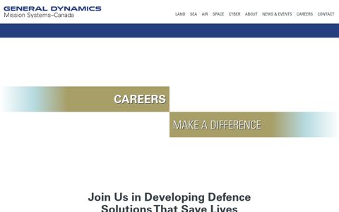 Careers - General Dynamics Mission Systems-Canada