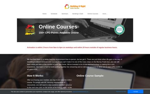 Online Courses - Building It Right