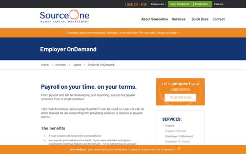 Employer OnDemand | Source One