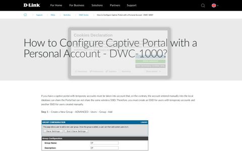 How to Configure Captive Portal with a Personal Account ...