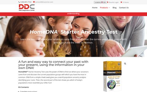 HomeDNA™ Starter Ancestry Test - DDC