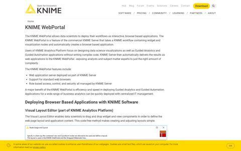 KNIME WebPortal | KNIME