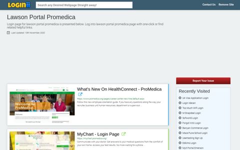 Lawson Portal Promedica