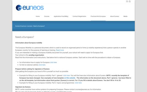 Need a Europass? - Euneos Erasmus+ courses