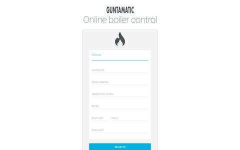 Online boiler control - Guntamatic online