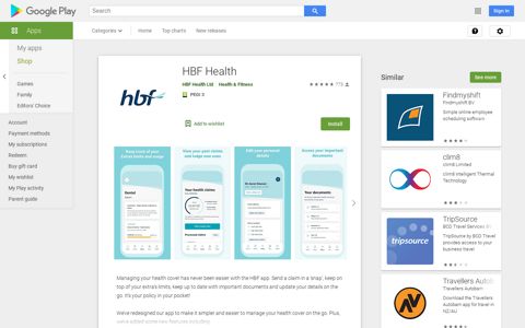 HBF Health – Apps on Google Play
