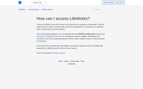 How can I access LifeWorks? – LifeWorks