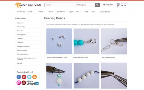 Beading Basics - Golden Age Beads