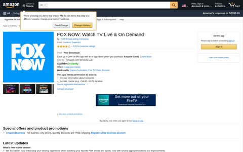 FOX NOW: Watch TV Live & On Demand ... - Amazon.com