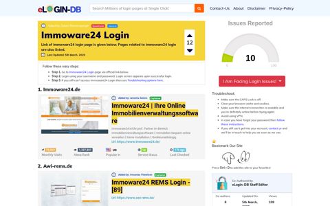 Immoware24 Login - A database full of login pages from all ...