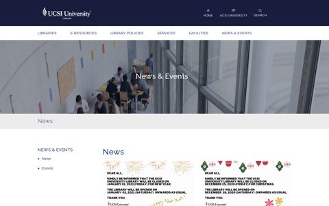 News | UCSI Library Services