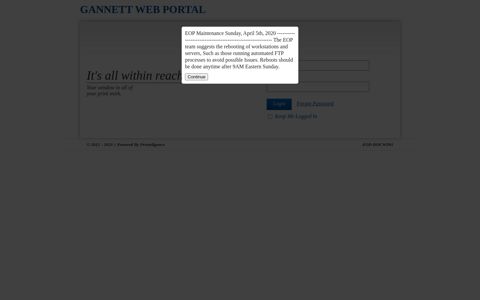gannett web portal - Gannett Publishing Services