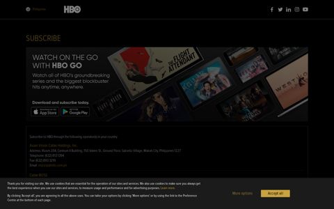 Subscribe - HBO Asia
