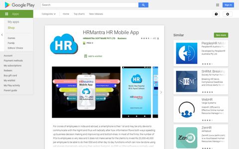 HRMantra HR Mobile App – Apps on Google Play