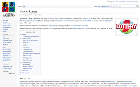 Hoosier Lottery - Wikipedia