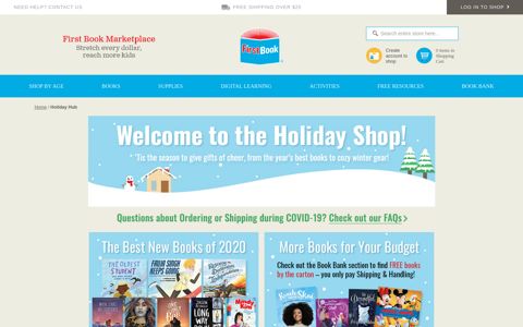 Holiday Hub - First Book Marketplace