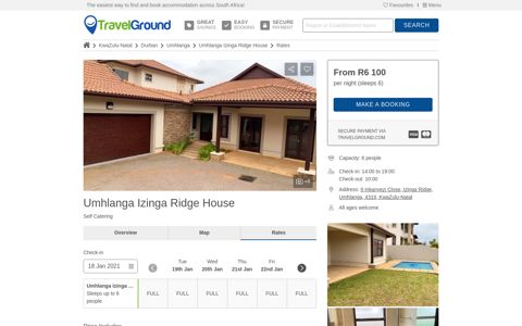 Umhlanga Izinga Ridge House | Rates - TravelGround