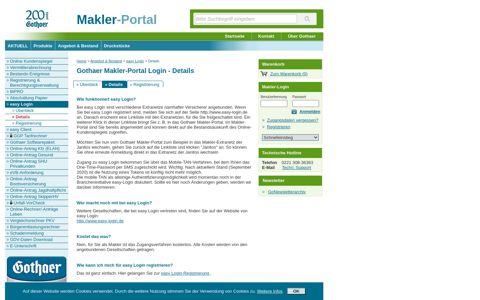Easy Login für Makler | Gothaer Makler-Portal