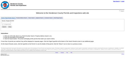 Permit Search - Henderson County Office of the Assessor ...