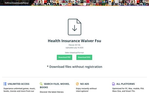 Health Insurance Waiver Fsu - Clare Locke LLP