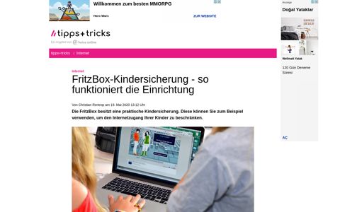 FritzBox-Kindersicherung - so funktioniert die Einrichtung