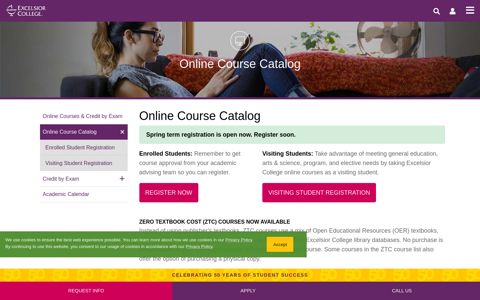 Online Course Catalog - Excelsior College