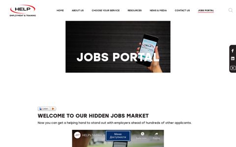 Job Seeker Portal | Help Employment & Training