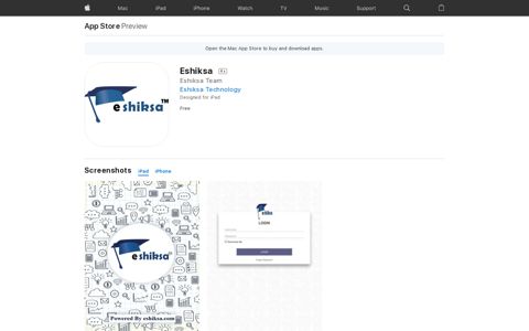 ‎Eshiksa on the App Store