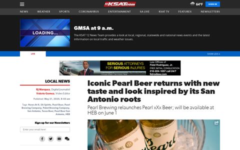 Iconic Pearl Beer returns with new taste and look inspired by ...