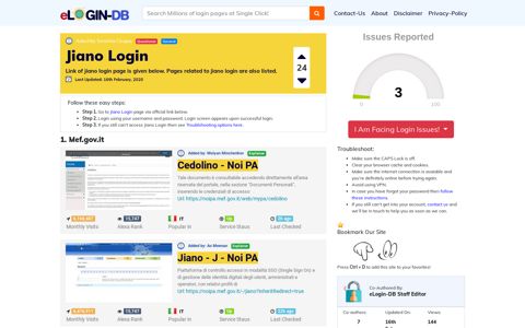 Jiano Login - A database full of login pages from all over the ...