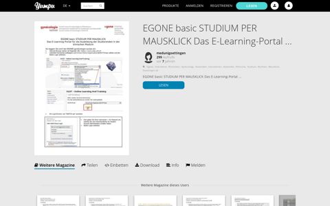 EGONE basic STUDIUM PER MAUSKLICK Das E ... - Yumpu