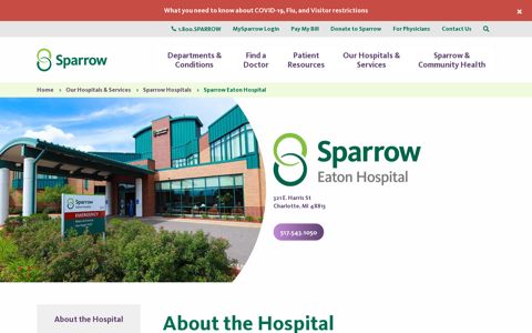 SEH Patient Portal | Sparrow Eaton Hospital