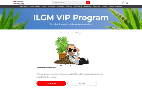 VIP Loyalty Program - Exclusive Marijuana Seeds >> ILGM