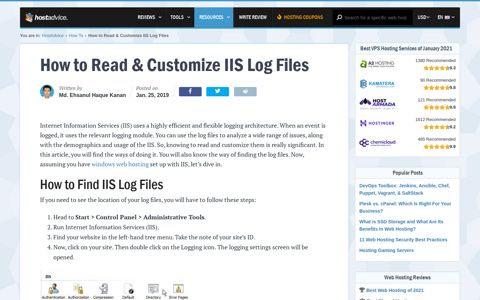 How to Read & Customize IIS Log Files | HostAdvice