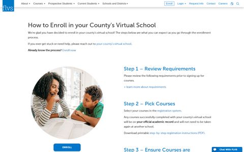 How to Enroll in your County Virtual School - Florida ... - FLVS