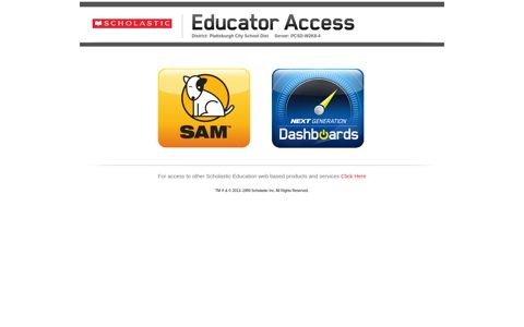 Scholastic Educator Access - Scholastic Student Access