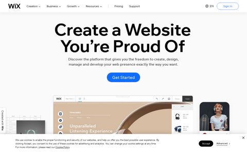 Wix.com: Free Website Builder | Create a Free Website