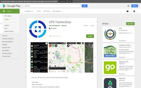 GPS Trackershop - Apps on Google Play